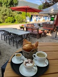 Breakfast and fresh bread
