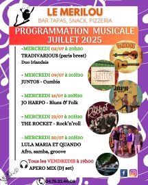 programme des concerts juillet 2025