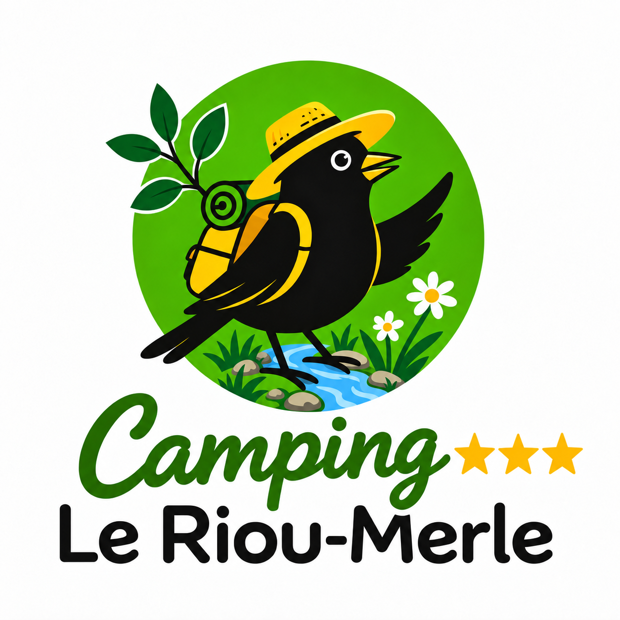 Camping Le Riou Merle - Logo
